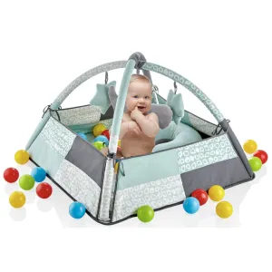 BABYJEM GREEN PLAY MAT WITH BALLS