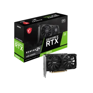 MSI (912-V812-016) NVIDIA GeForce RTX3050 6Gb GDDR6 Ventus 2X OC Edition - Black