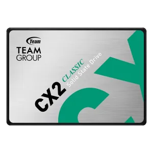 TeamGroup (T253X6002T0C101) CX2 2Tb 2.5" SSD - 3D Nand TLC - Read 540Mbs; Write 490MB/s