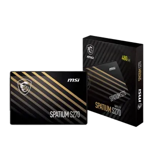 MSI (S270) Spatium 480Gb 2.5" SATAIII 6Gbps SSD - 5Yrs - Black