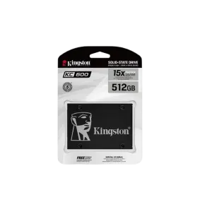 Kingston (SKC600/512G) 512Gb 2.5" Sata 3 SSD; SM2259 - 3D Nand TLC - Read 550Mbs; Write 520MB/s