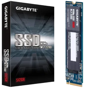 Gigabyte (GP-GSM2NE3512GNTD) 512Gb SSD Series M.2 2280 PCI-Express 3.0 x4, NVMe 1.3 - Blue PCB