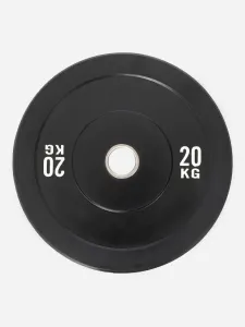 Aln Accessories Rubber Bumper Plates 20 Kg Black