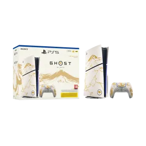 Sony (CFI-2016) PlayStation 5 Slim With Blu-Ray Disk- 1Tb SSD- 16Gb - Ghost of Yotei Edition -White