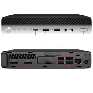 HP (2GX75US#ABA) EliteDesk Mini PC G3 i5-6500 - 8Gb DDR4 - 120Gb SSD - Black