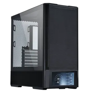 LianLi (LAN207DX) Lancool207 Digital Mid-Tower Chassis with Tempered Glass - Black