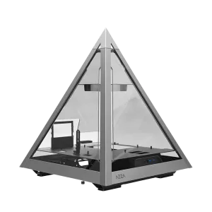 Azza (CSAZ-804L) Pyramid L Panoramic Gaming Chassis - RGB - Silver