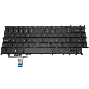 Keyboard Replacement For Laptop Samsung NP950ED - UK Layout - Backlit - Black