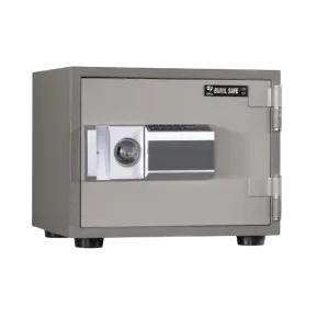 SecuraSafe (ESD-101) Small Safe; Digital Lock; Horizontal Layout - Grey