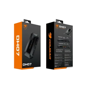 Cougar (DH07) Slim Docking Hub - USB-C - HDD Docking Rack System - Black