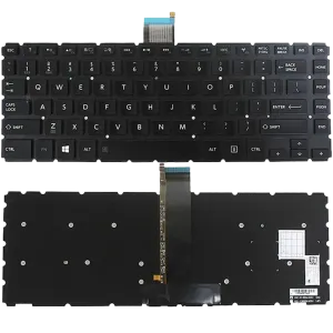 Toshiba Satellite E45 L40-B Series Laptop Keyboard - Backlit, UI Layout - Black