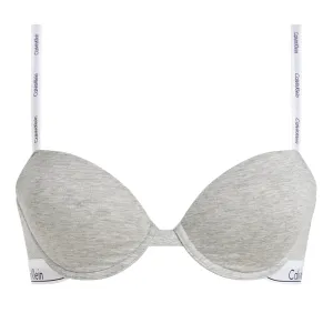 Calvin Klein Lightly Lined Demi Women's Half Bra Grey