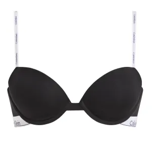 Calvin Klein Lightly Lined Demi Women's Half Bra Black