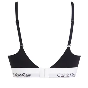 Calvin Klein Icon Cotton Modal Push-Up Plunge Bra Black