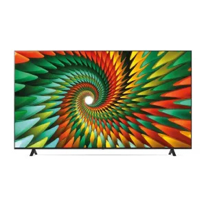 LG 75-Inch Nanocell Tv, Nano77R Series, Webos Smart Ai Thinq, Magic Remote, 3 Side Cinema, Hdr10, HLG  Ai Sound Pro (5.1.2Ch), 2 Pole Stand, 2023