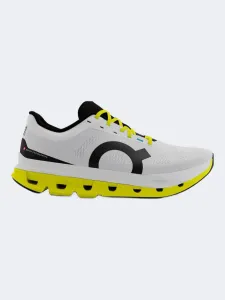 On Cloudflow Men Running Shoes White/Yellow/Black