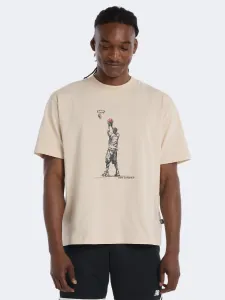 New Balance Hoops Player Graphic Men Lifestyle T-Shirt Bisque