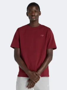 New Balance Athletics Cotton Men Lifestyle T-Shirt Monarch Burgundy