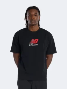New Balance Hoops Classic Graphic Men Lifestyle T-Shirt Black