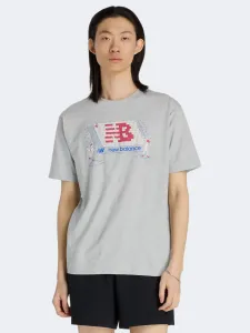 New Balance Stands Men Lifestyle T-Shirt Athletic Grey