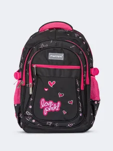 Topten Accessories Ultimate Back To School Backpack Unisex Black/Pink