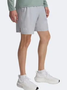 Under Armour Launch 7 Inch Men Running Short Mod Gray/White