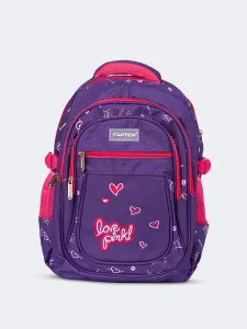 Topten Accessories Ultimate School Backpack Unisex Purple/Pink