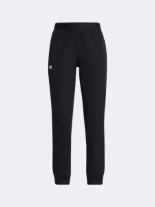 Under Armour Rival Woven Girls Lifestyle Pant Black/White