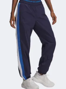 Under Armour Icon Crinkle Women Lifestyle Pant Washed Navy