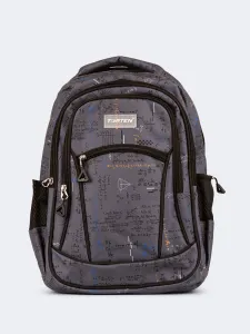 Topten Accessories Ultimate Geometric Backpack Unisex Blue