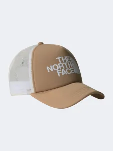The North Face Logo Unisex Lifestyle Cap Khaki Stone/White
