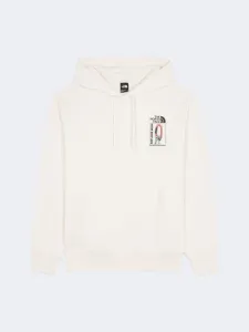The North Face Explore Gear Relaxed Men Lifestyle Hoody White Dune