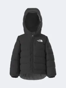 The North Face Reversible Perrito Hooded Boys Hiking Jacket Black/Smoked Pearl