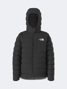 The North Face Reversible Perrito Hooded Boys Hiking Jacket Black/Pearl