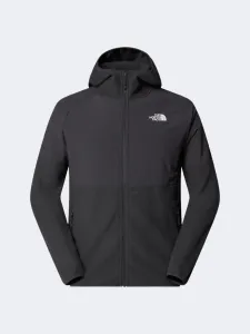 The North Face Glacier Heavyweight Full Zip Men Hiking Fleece Asphalt Grey