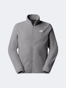 The North Face Glacier Fleece Full Zip Men Hiking Fleece Medium Grey Heather