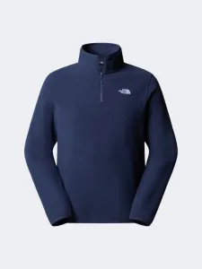 The North Face Glacier 1/4 Zip Men Hiking Fleece Summit Navy