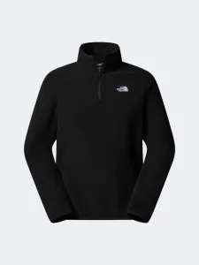 The North Face Glacier 1/4 Zip Men Hiking Fleece Black