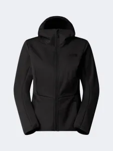 The North Face Quest Highloft Soft Shell Women Hiking Jacket Tnf Black Heather