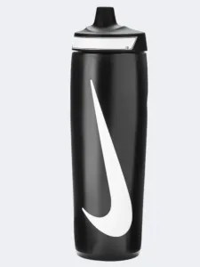 Nike Refuel 24 Oz Unisex Training Water Bottle Black/White