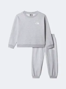 The North Face Simple Dome Fleece Boys Lifestyle Set Light Grey Heather