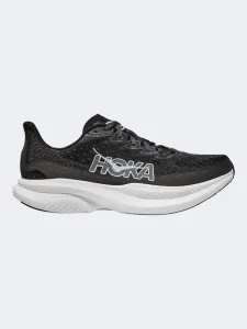 Hoka Mach 6 Women Running Shoes Black/White