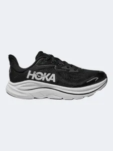 Hoka Clifton 10 Gs-Boys Running Shoes Black/White
