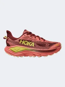 Hoka Challenger 8 Women Running Shoes Blush/Dark Cedar