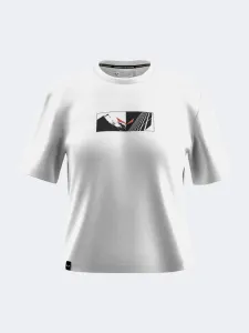 Salewa Eagle Hybrid Loose Women Hiking T-Shirt Optical White