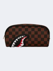 Spray Ground Awtooth Sharks In Paris Unisex Lifestyle Case Brown