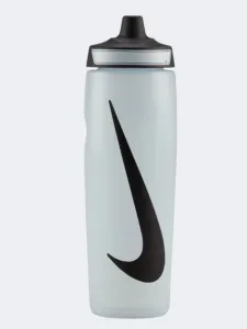 Nike Refuel 24 Oz Unisex Training Water Bottle Natural/Black