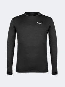 Salewa Puez Melange Dry Men Hiking Long Sleeve Black