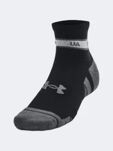 Under Armour Performance Tech 3-Pack Quarter Unisex Training Sock Black