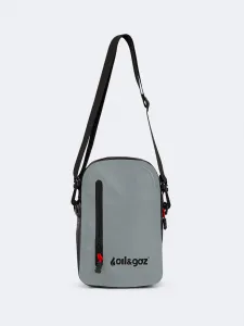 Oil And Gaz Durable Unisex Lifestyle Water Proof Cross Bag Grey/Red